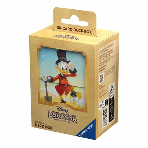 Disney Lorcana Into the Inklands Scrooge Mcduck Deck Box